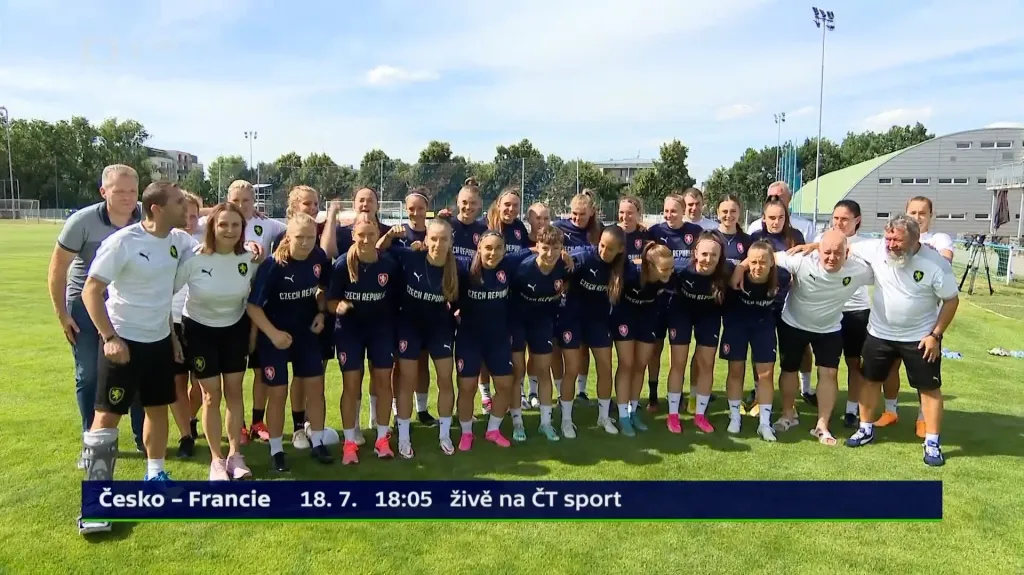 Fotbalistky do 19 let se připravují na start ME