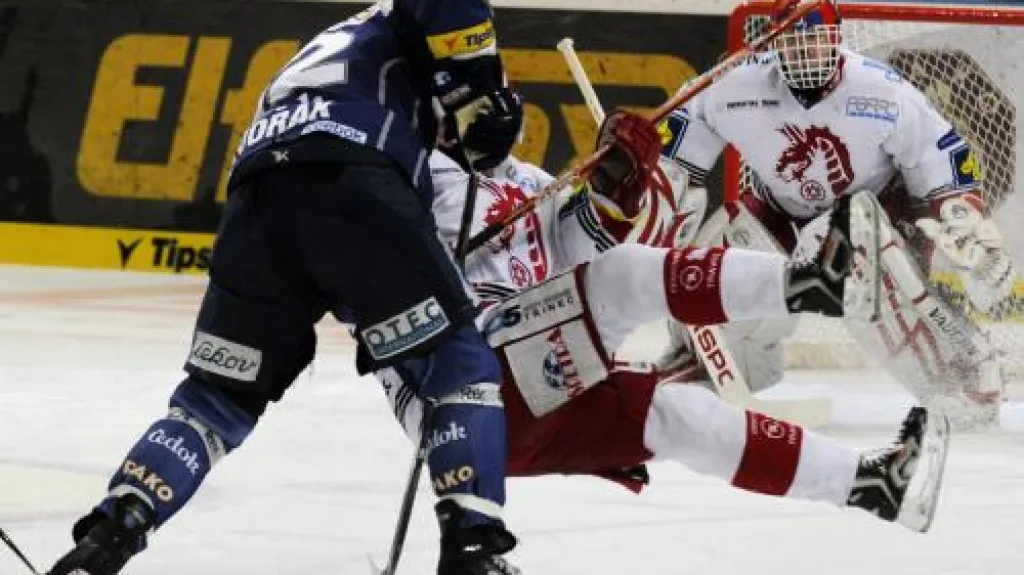 Utkání Lasselsberger Plzeň - Oceláři Třinec