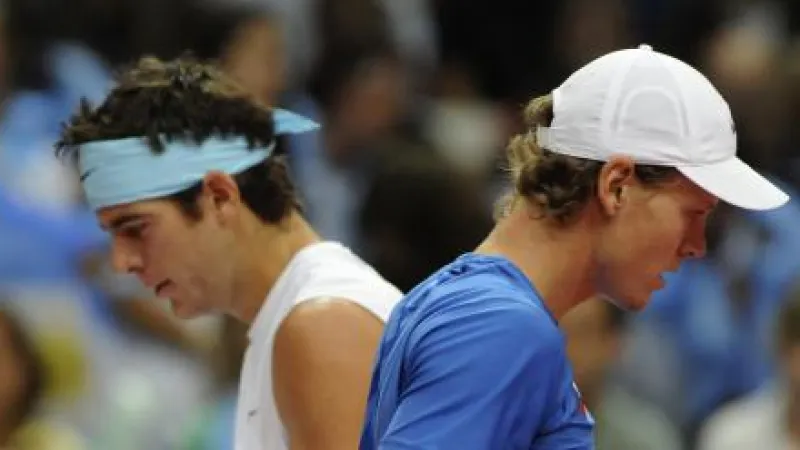 Juan Martin del Potro a Tomáš Berdych