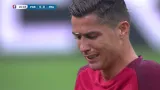 Moment v utkání Portugalsko - Francie: Ronaldovo zranění