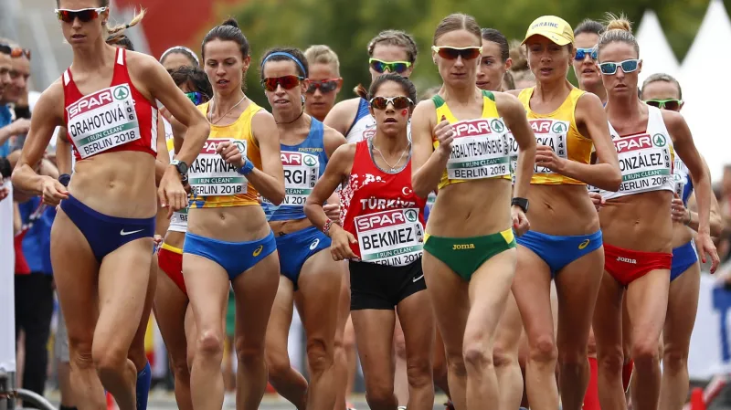 Záznam dopoledního programu 5. dne ME v atletice (chůze)