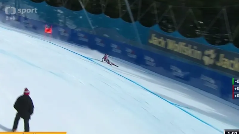 Jízda Ester Ledecké ve druhém sjezdu v Beaver Creeku