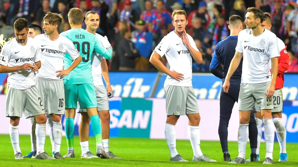 Zklamaní fotbalisté Sparty