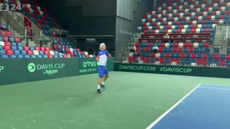 Lehečka po prvním tréninku v Izraeli: Povrch mi sedí