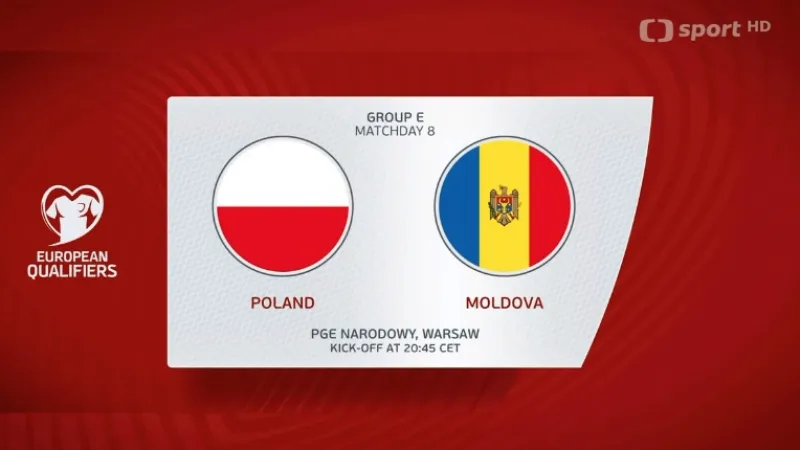 Sestřih utkání Polsko – Moldavsko