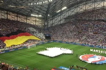 Okamžiky před utkáním Německo - Francie