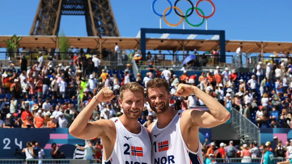 Anders Mol a Christian Sörum z Norska na Hrách v Paříži