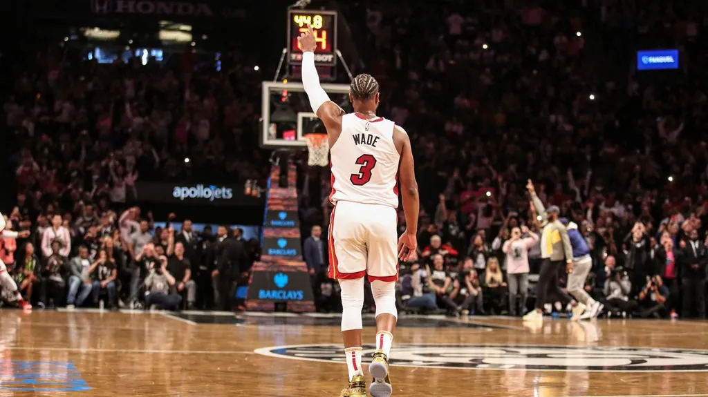 Dwyane Wade z Miami během svého posledního utkání v NBA
