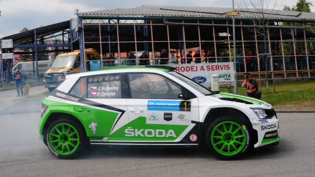 Jan Kopecký a Petr Dresler na Rallye Krumlov