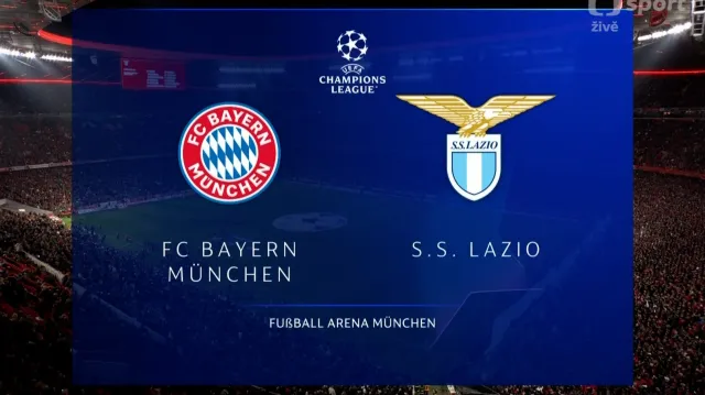 Sestřih utkání Bayern – Lazio