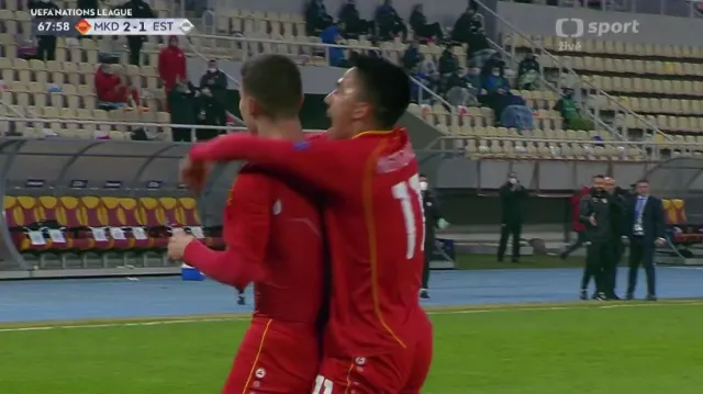 Sestřih utkání Severní Makedonie - Estonsko