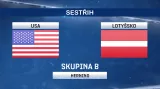 Sestřih utkání USA - Lotyšsko