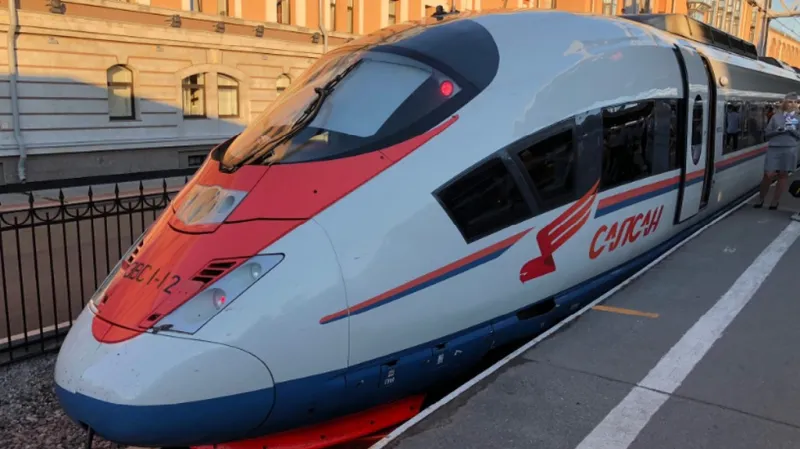 Rychlovlak Sapsan, který může jet až 250 km/h