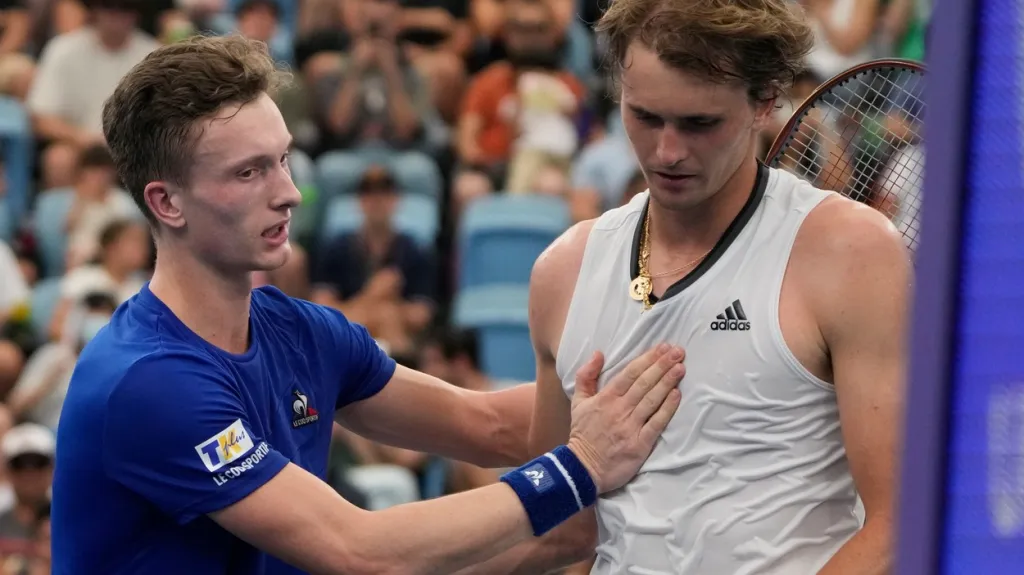 Jiří Lehečka a Alexander Zverev