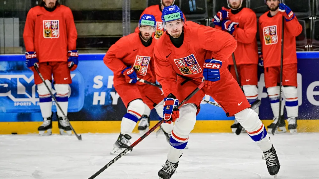 Adam Klapka na tréninku v Herningu