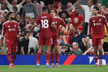 Radost fotbalistů Liverpoolu