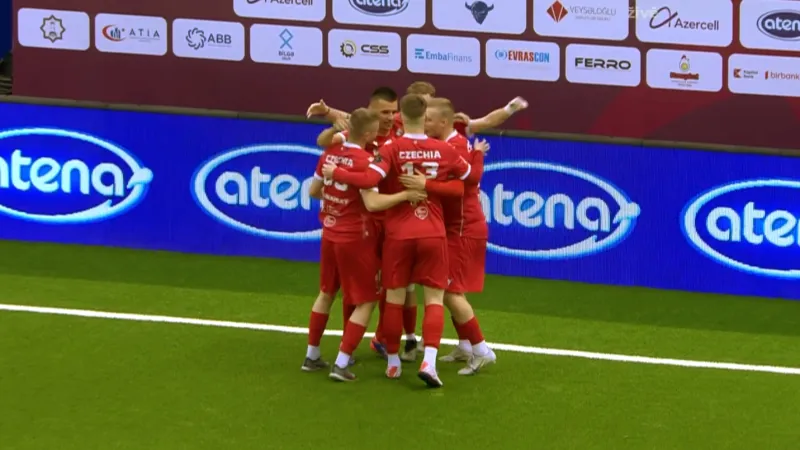 Sestřih utkání v malém fotbale SAE – Česko