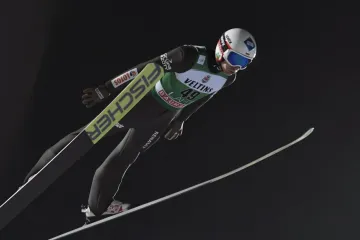 Kamil Stoch v závodu Světového poháru v Lahti