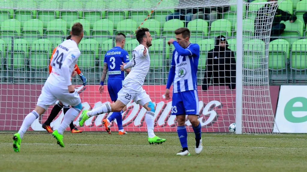 Utkání Karviná - Ml. Boleslav