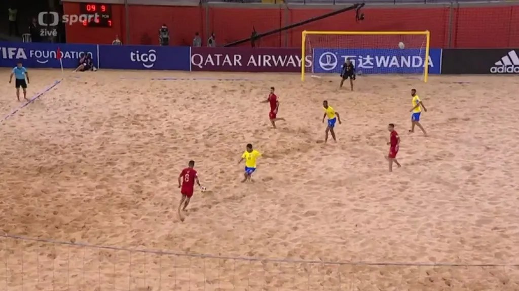 Brazilci si na MS v plážovém fotbale zajistili postup do čtvrtfinále