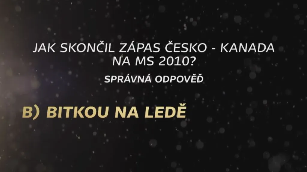 HOKEJOVÝ KVÍZ 10. 5. - SPRÁVNÁ ODPOVĚĎ