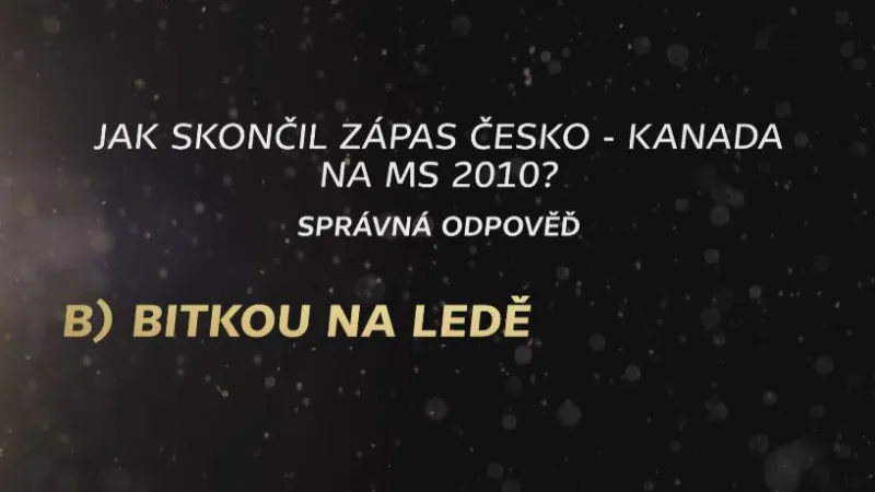 HOKEJOVÝ KVÍZ 10. 5. - SPRÁVNÁ ODPOVĚĎ