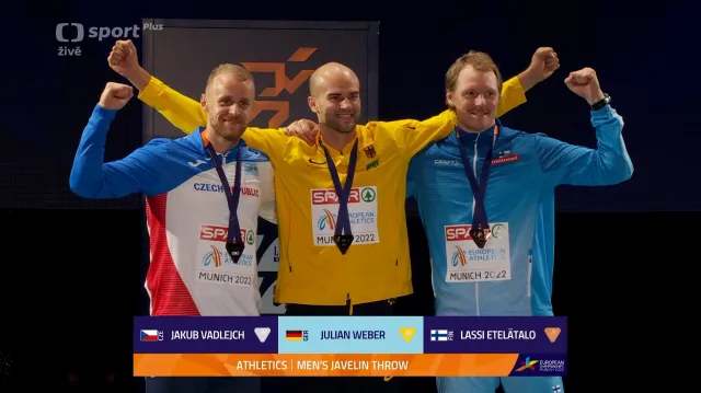 Medailový ceremoniál se stříbrným Vadlejchem