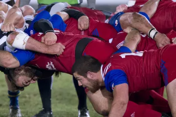 Čeští ragbisté v mlýnu