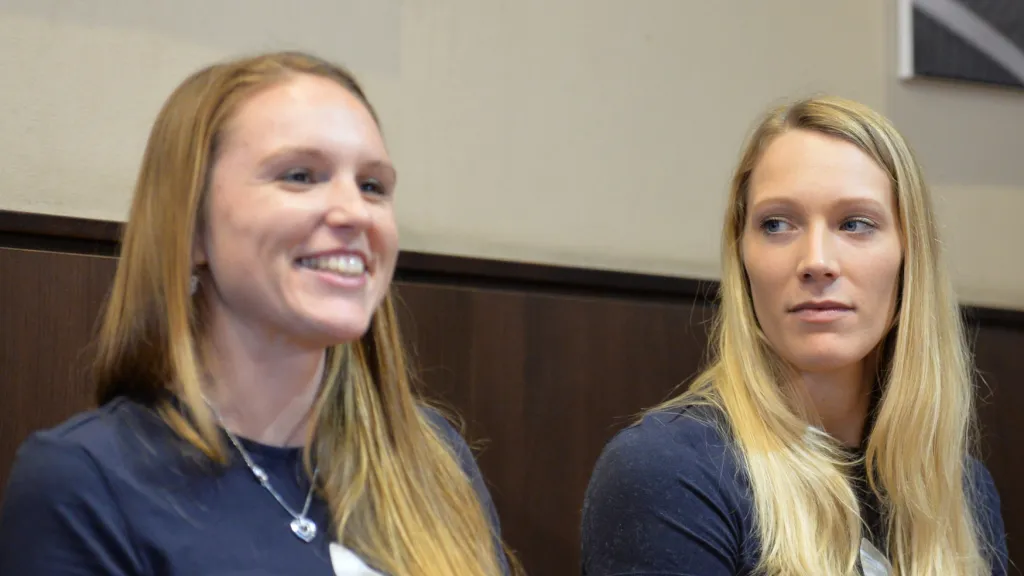 Kristýna Kolocová a Michaela Kvapilová