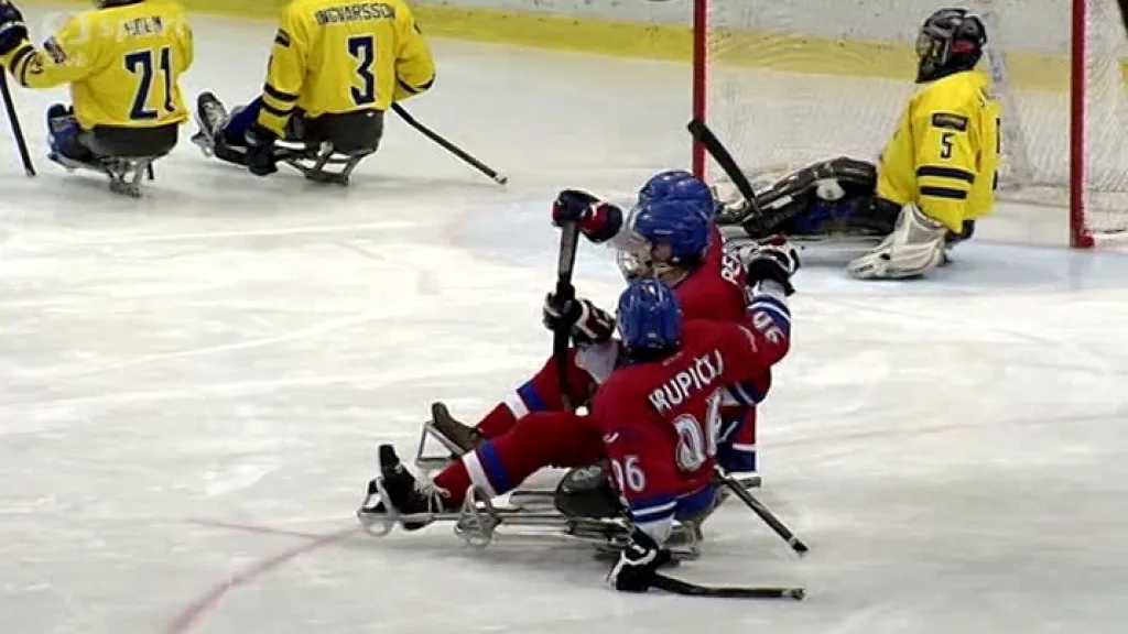 Čeští sledge hokejisté skončili na Turnaji čtyř zemí druzí
