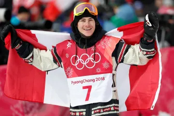 Sebastien Toutant se raduje z vítězství v Big Airu