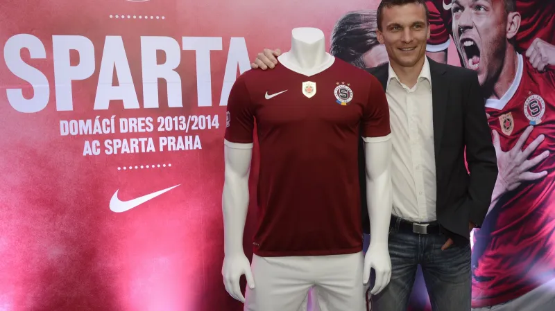 David Lafata a nový sparťanský dres