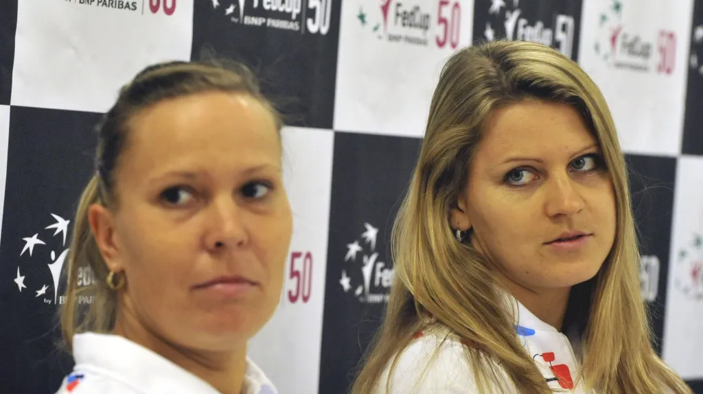 Lucie Hradecká a Lucie Šafářová