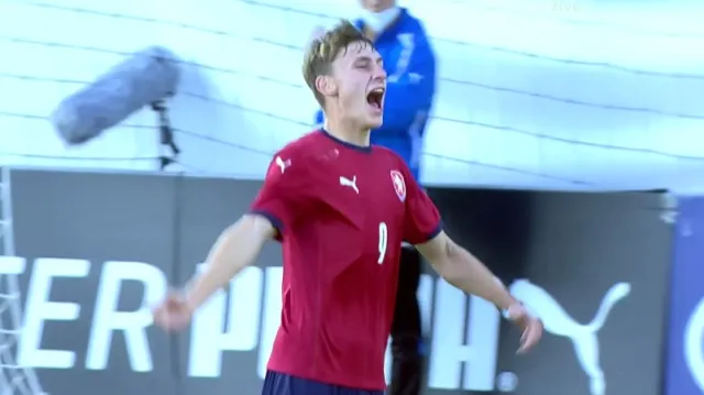 Gól v utkání Česko 21 – Albánie 21: Daněk – 3:0 (32. min.)