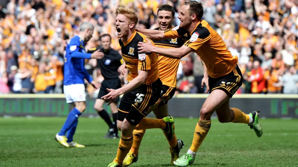 Slavící hráči Hullu