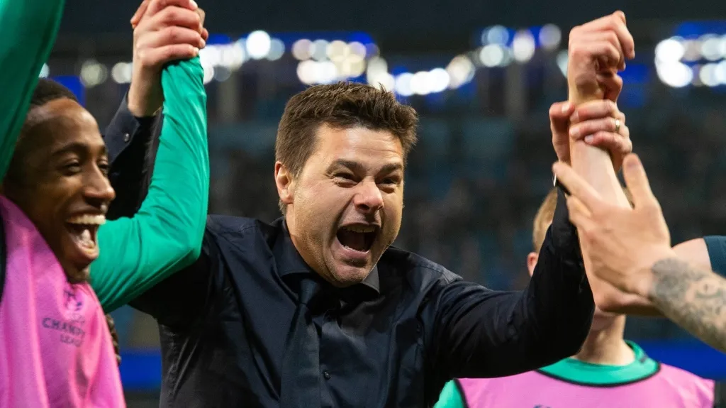 Mauricio Pochettino se raduje se svými svěřenci