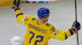 Gól v utkání Švédsko - USA: Hornqvist - 3:0 (31. min.)