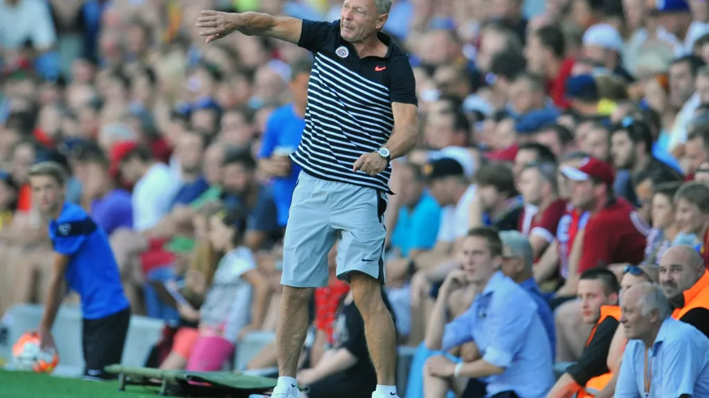 Zdeněk Ščasný při utkání proti CSKA