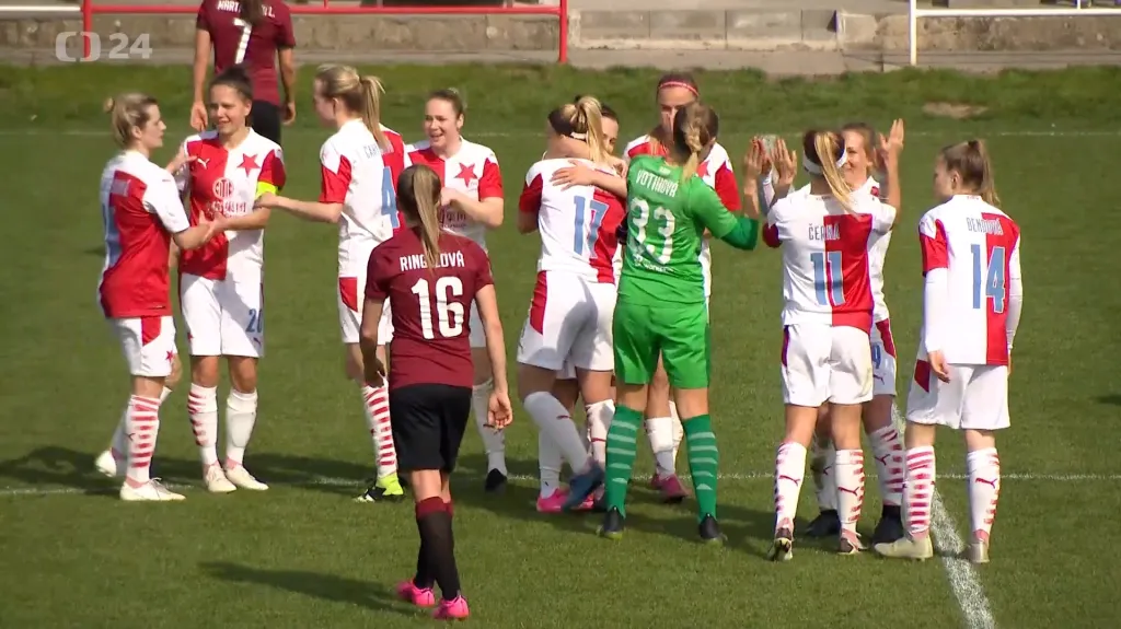 Pražské derby ovládly fotbalistky Slavie