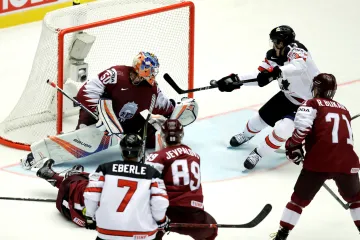 Utkání Kanada - Lotyšsko