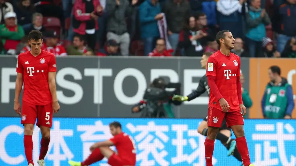 Zklamaní fotbalisté Bayernu Mnichov