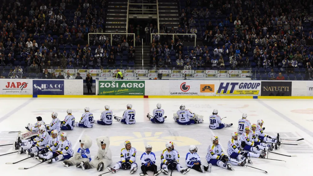 Radující se hráči Brna
