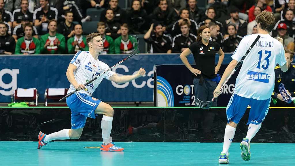 Radost finských florbalistů