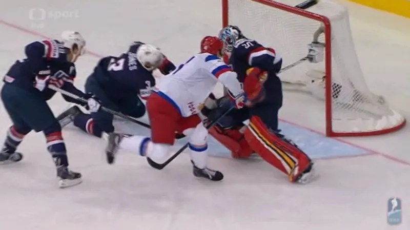 Sestřih 1. třetiny utkání Rusko - USA