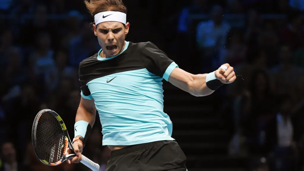 Slavící Rafael Nadal