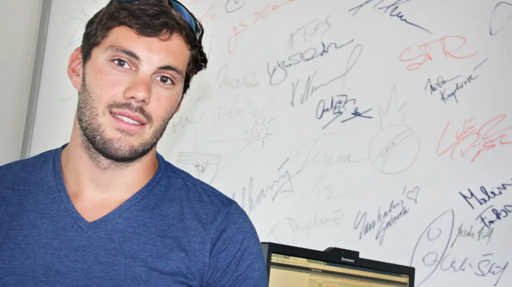 Josef Dostál v redakci ctsport.cz