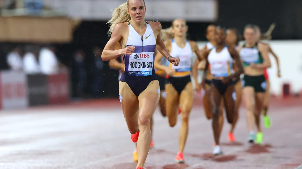 Vítězná osmistovka Keely Hodgkinsonové na 800m na mítinku Diamantové ligy v Lausanne
