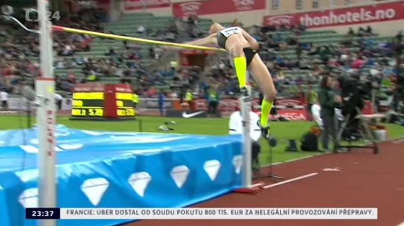 Výškařka Hrubá byla druhá při premiéře v Diamantové lize