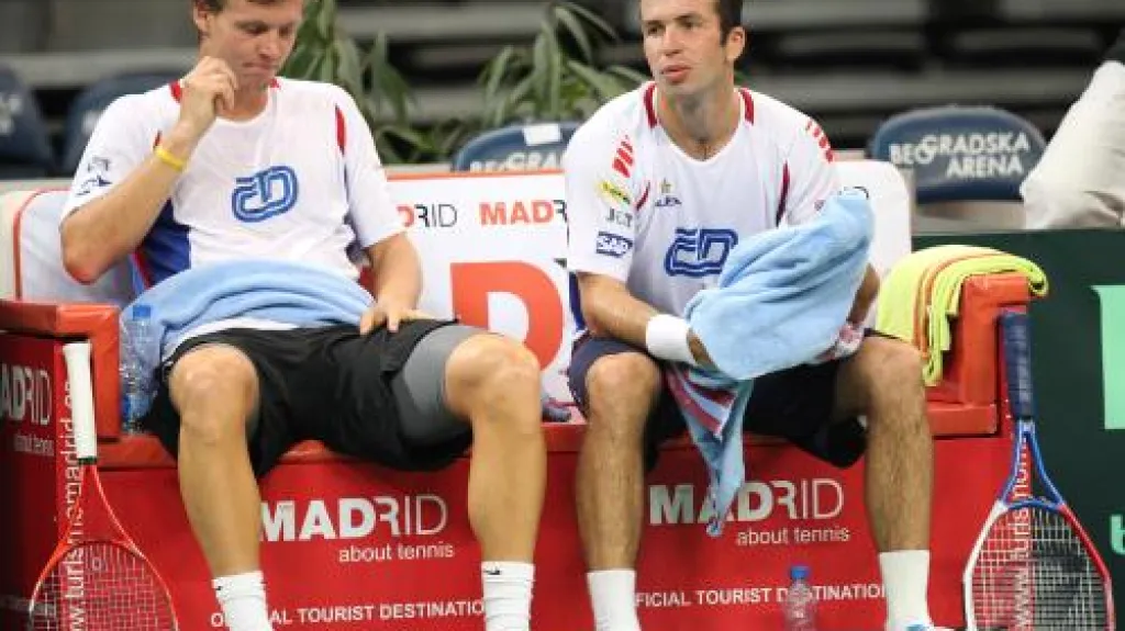 Tomáš Berdych a Radek Štěpánek