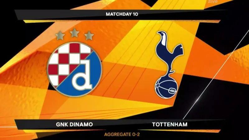 Sestřih utkání Dinamo Záhřeb - Tottenham